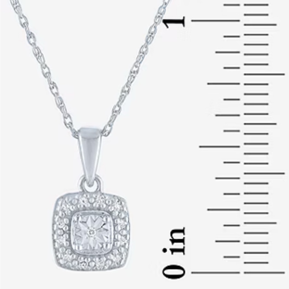 Natural Diamond Earring & Necklace Set - Picture 6 of 7